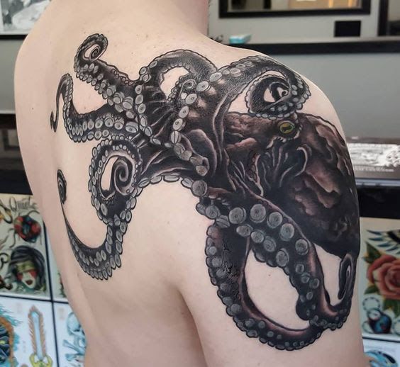 42 Incredible Kraken Tattoos On Shoulder  Tattoo Designs  TattoosBagcom