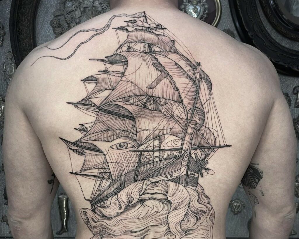 Incredible Ship Tattoo Ideas And What They Mean  Tattoo Stylist